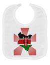 Kenya Flag Design Baby Bib