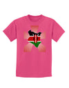 Kenya Flag Design Childrens Dark T-Shirt-Childrens T-Shirt-TooLoud-Sangria-X-Small-Davson Sales