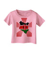 Kenya Flag Design Infant T-Shirt-Infant T-Shirt-TooLoud-Candy-Pink-06-Months-Davson Sales