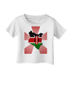 Kenya Flag Design Infant T-Shirt-Infant T-Shirt-TooLoud-White-06-Months-Davson Sales