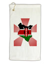 Kenya Flag Design Micro Terry Gromet Golf Towel 11&#x22;x19-Golf Towel-TooLoud-White-Davson Sales