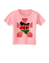 Kenya Flag Design Toddler T-Shirt-Toddler T-Shirt-TooLoud-Candy-Pink-2T-Davson Sales