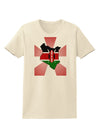 Kenya Flag Design Womens T-Shirt-Womens T-Shirt-TooLoud-Natural-X-Small-Davson Sales