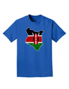 Kenya Flag Silhouette Adult Dark T-Shirt-Mens T-Shirt-TooLoud-Royal-Blue-Small-Davson Sales