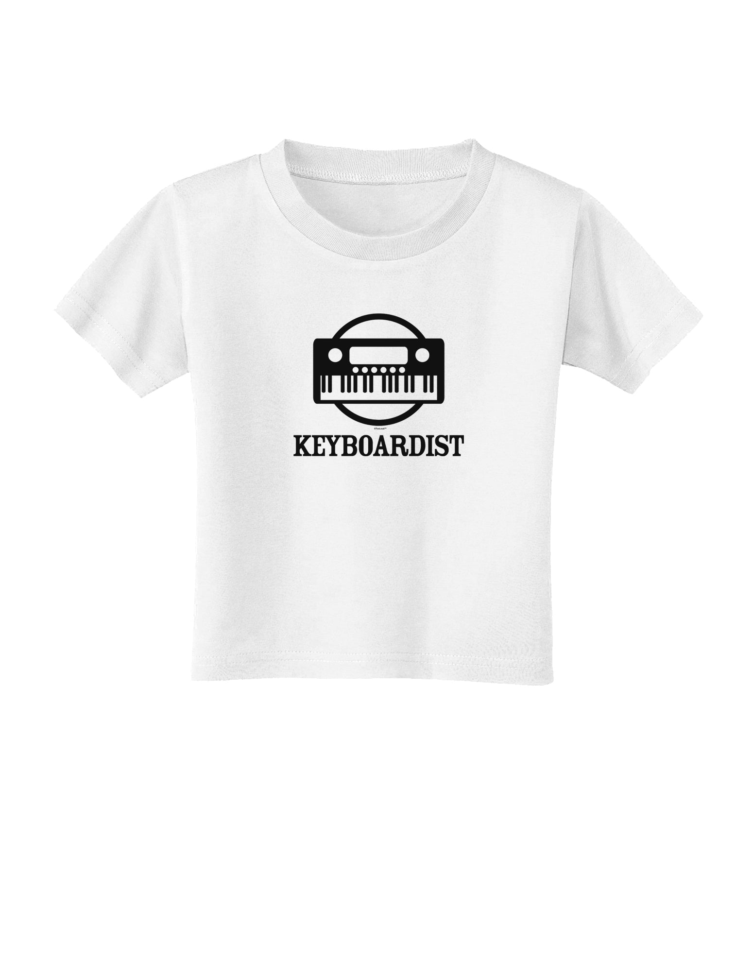 Keyboardist Toddler T-Shirt-Toddler T-Shirt-TooLoud-White-2T-Davson Sales