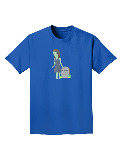 Kimmy the Zombie Girl Adult Dark T-Shirt-Mens T-Shirt-TooLoud-Royal-Blue-Small-Davson Sales