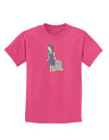 Kimmy the Zombie Girl Childrens Dark T-Shirt-Childrens T-Shirt-TooLoud-Sangria-X-Small-Davson Sales