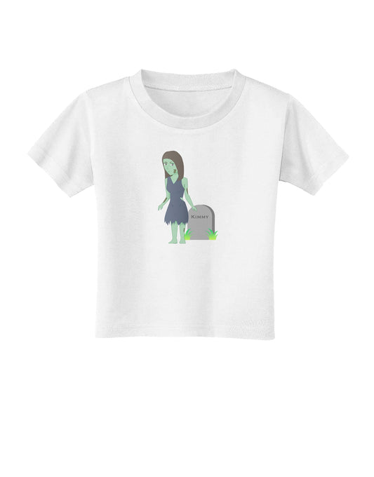 Kimmy the Zombie Girl Toddler T-Shirt-Toddler T-Shirt-TooLoud-White-2T-Davson Sales