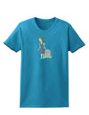 Kimmy the Zombie Girl Womens Dark T-Shirt-TooLoud-Turquoise-X-Small-Davson Sales