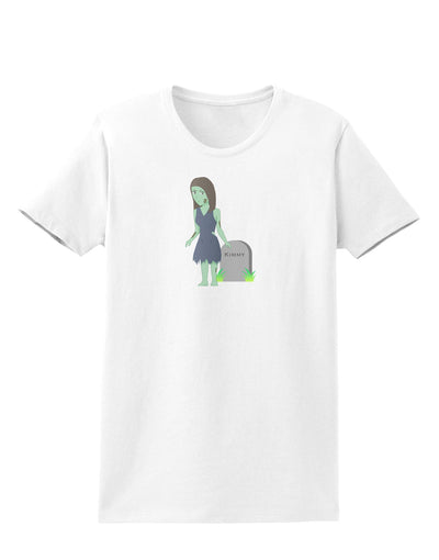 Kimmy the Zombie Girl Womens T-Shirt-Womens T-Shirt-TooLoud-White-X-Small-Davson Sales