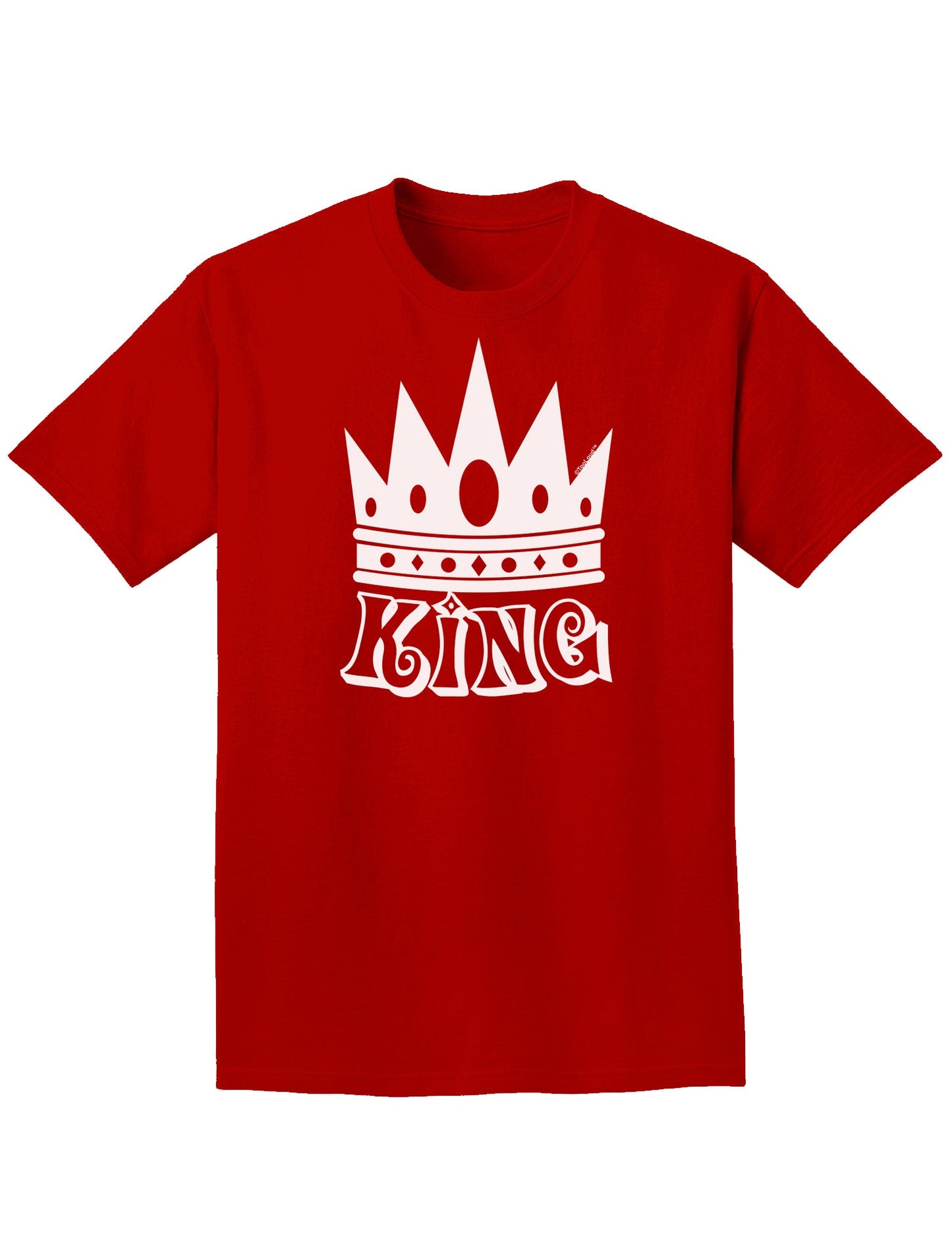 King Adult Dark T-Shirt-Mens T-Shirt-TooLoud-Red-Small-Davson Sales