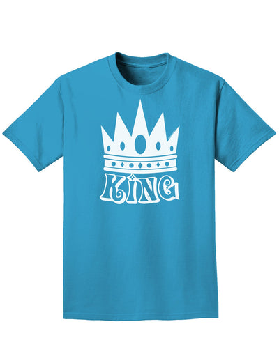 King Adult Dark T-Shirt-Mens T-Shirt-TooLoud-Turquoise-Small-Davson Sales