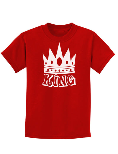 King Childrens Dark T-Shirt-Childrens T-Shirt-TooLoud-Red-X-Small-Davson Sales