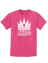 King Childrens Dark T-Shirt-Childrens T-Shirt-TooLoud-Sangria-X-Small-Davson Sales