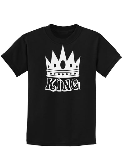 King Childrens Dark T-Shirt-Childrens T-Shirt-TooLoud-Black-X-Small-Davson Sales