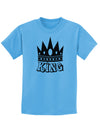 King Childrens T-Shirt-Childrens T-Shirt-TooLoud-Aquatic-Blue-X-Small-Davson Sales