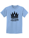 King Childrens T-Shirt-Childrens T-Shirt-TooLoud-Light-Blue-X-Small-Davson Sales