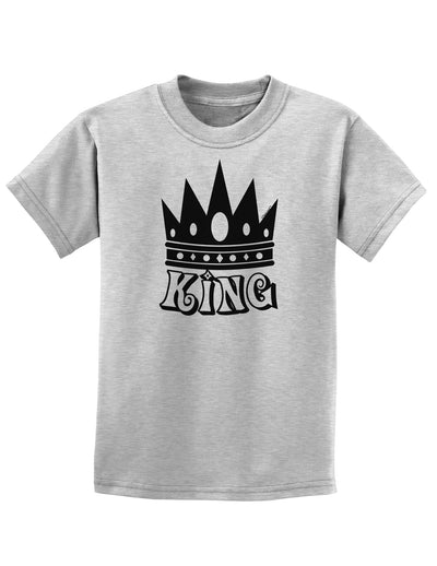 King Childrens T-Shirt-Childrens T-Shirt-TooLoud-AshGray-X-Small-Davson Sales