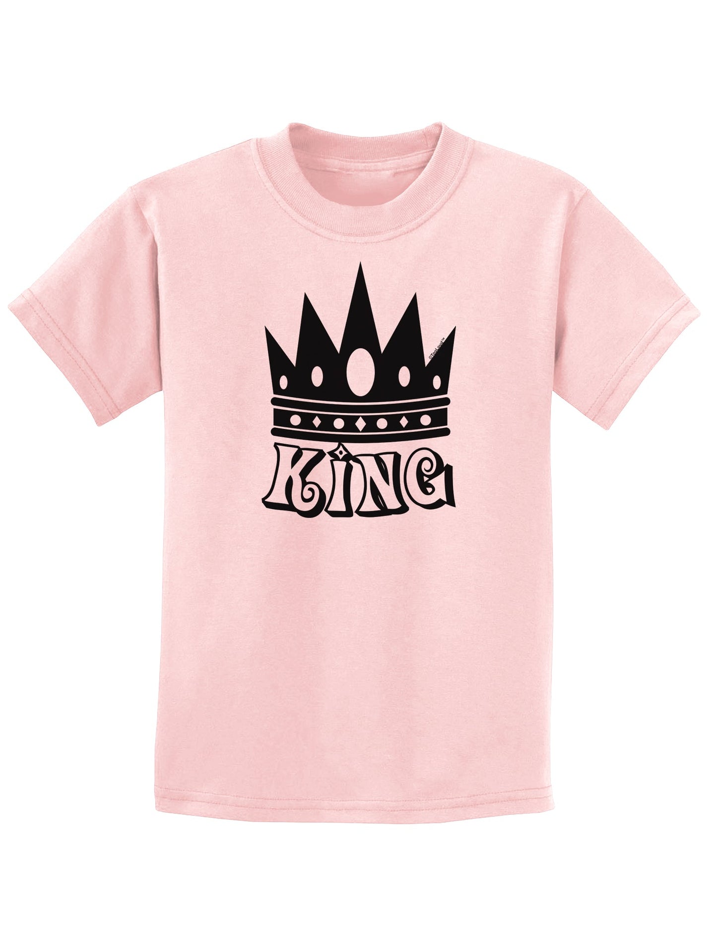 King Childrens T-Shirt-Childrens T-Shirt-TooLoud-PalePink-X-Small-Davson Sales