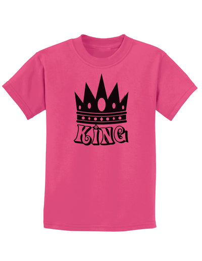 King Childrens T-Shirt-Childrens T-Shirt-TooLoud-Sangria-X-Small-Davson Sales