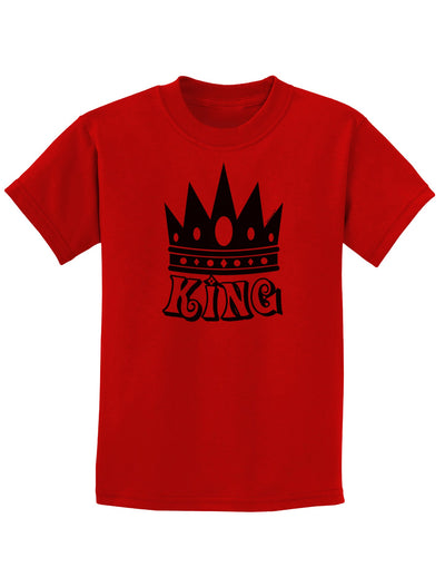 King Childrens T-Shirt-Childrens T-Shirt-TooLoud-Red-X-Small-Davson Sales