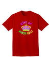 King Of Mardi Gras Adult Dark T-Shirt-Mens T-Shirt-TooLoud-Red-Small-Davson Sales