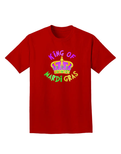 King Of Mardi Gras Adult Dark T-Shirt-Mens T-Shirt-TooLoud-Red-Small-Davson Sales