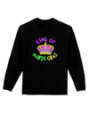 King Of Mardi Gras Adult Long Sleeve Dark T-Shirt-TooLoud-Black-Small-Davson Sales