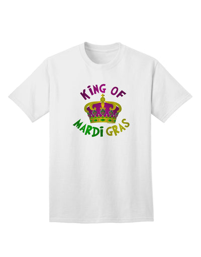 King Of Mardi Gras Adult T-Shirt-Mens T-Shirt-TooLoud-White-Small-Davson Sales