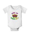 King Of Mardi Gras Baby Romper Bodysuit-Baby Romper-TooLoud-White-06-Months-Davson Sales