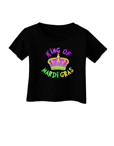 King Of Mardi Gras Infant T-Shirt Dark-Infant T-Shirt-TooLoud-Black-06-Months-Davson Sales