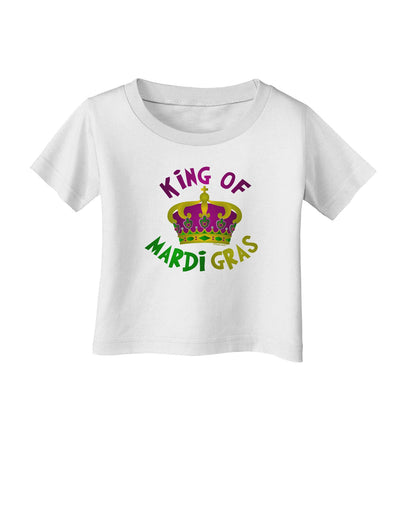 King Of Mardi Gras Infant T-Shirt-Infant T-Shirt-TooLoud-White-06-Months-Davson Sales