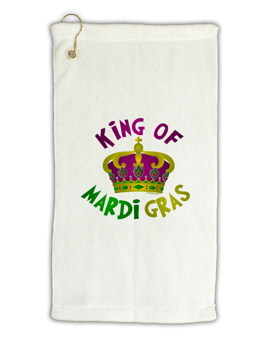 King Of Mardi Gras Micro Terry Gromet Golf Towel 16 x 25 inch-Golf Towel-TooLoud-White-Davson Sales