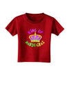 King Of Mardi Gras Toddler T-Shirt Dark-Toddler T-Shirt-TooLoud-Red-2T-Davson Sales