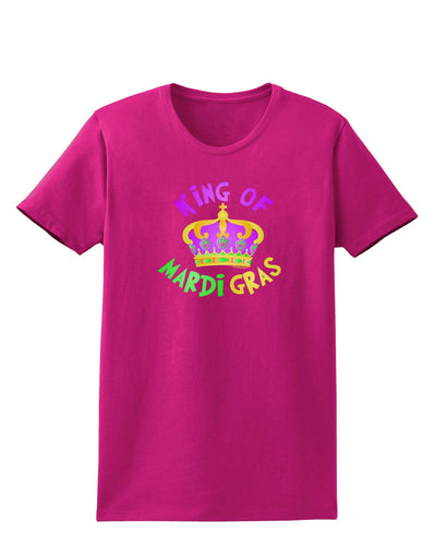 King Of Mardi Gras Womens Dark T-Shirt-Womens T-Shirt-TooLoud-Hot-Pink-Small-Davson Sales