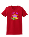 King Of Mardi Gras Womens Dark T-Shirt-Womens T-Shirt-TooLoud-Red-X-Small-Davson Sales