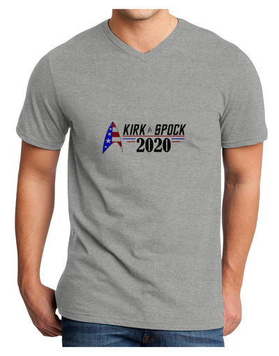 Kirk Spock 2020 Funny Adult V-Neck T-shirt by TooLoud-Mens V-Neck T-Shirt-TooLoud-HeatherGray-Small-Davson Sales