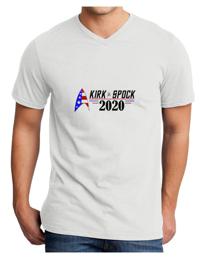 Kirk Spock 2020 Funny Adult V-Neck T-shirt by TooLoud-Mens V-Neck T-Shirt-TooLoud-White-Small-Davson Sales