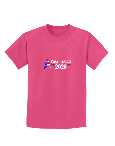 Kirk Spock 2020 Funny Childrens Dark T-Shirt by TooLoud-Childrens T-Shirt-TooLoud-Sangria-X-Small-Davson Sales