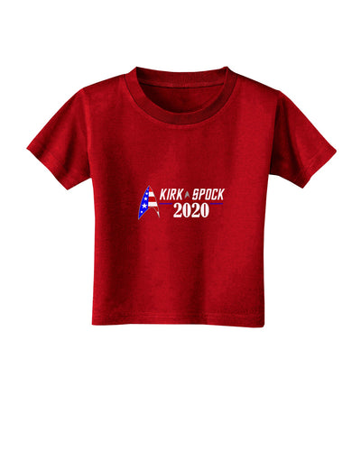 Kirk Spock 2020 Funny Toddler T-Shirt Dark by TooLoud-Toddler T-Shirt-TooLoud-Red-2T-Davson Sales