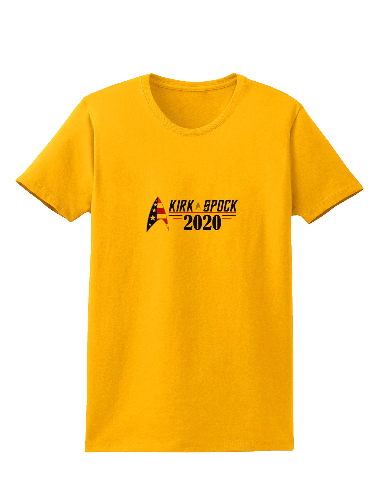 Kirk Spock 2020 Funny Womens T-Shirt by TooLoud-TooLoud-Gold-X-Small-Davson Sales