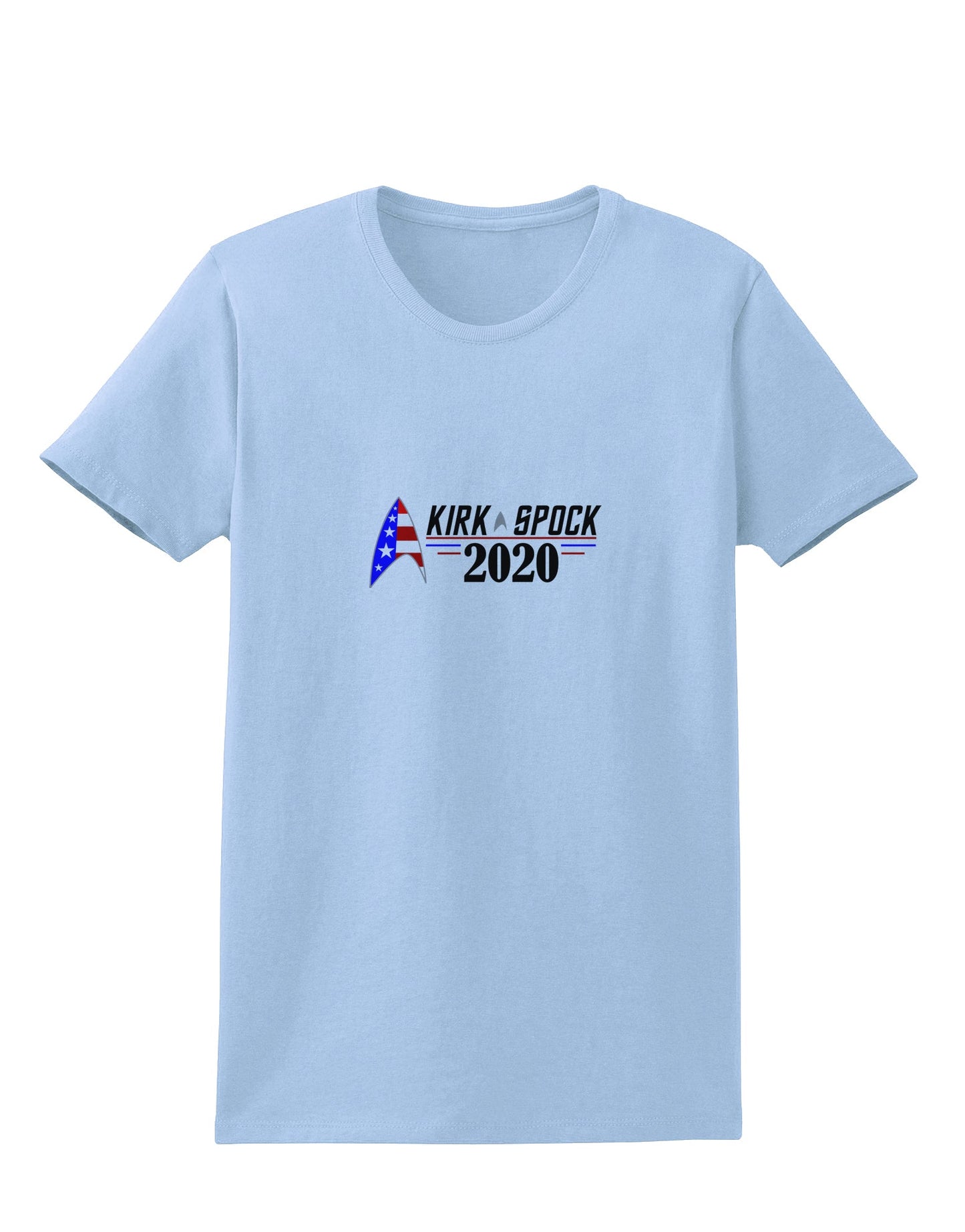 Kirk Spock 2020 Funny Womens T-Shirt by TooLoud-TooLoud-Light-Blue-X-Small-Davson Sales