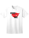 Kiss Me Adult Mens and Womens T-Shirt-Womens T-Shirt-TooLoud-White-Small-Davson Sales