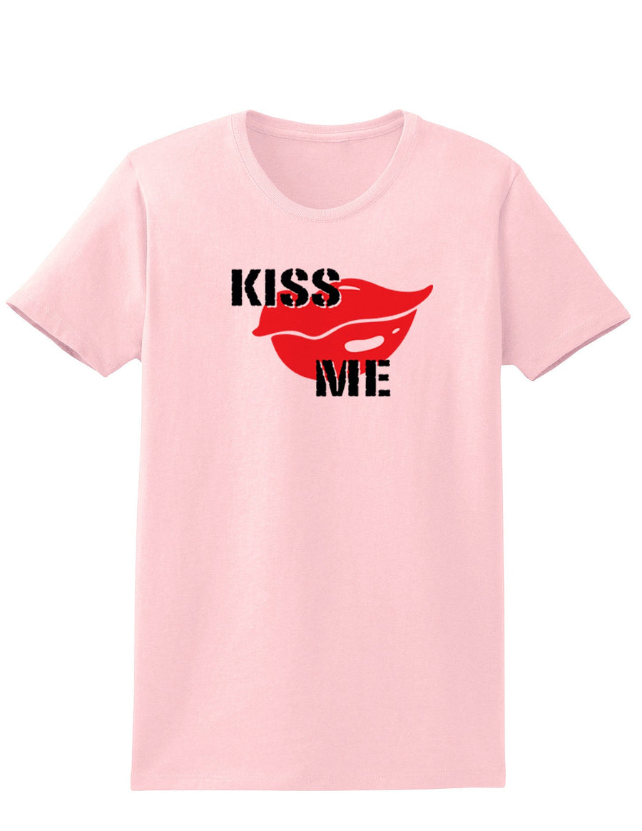 Kiss Me Adult Womens T-Shirt-Womens T-Shirt-TooLoud-White-Small-Davson Sales