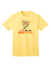 Kiss Me BOOtiful Ghost Orange Adult T-Shirt-Mens T-Shirt-TooLoud-Yellow-Small-Davson Sales