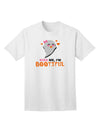 Kiss Me BOOtiful Ghost Orange Adult T-Shirt-Mens T-Shirt-TooLoud-White-Small-Davson Sales