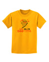 Kiss Me BOOtiful Ghost Orange Childrens T-Shirt-Childrens T-Shirt-TooLoud-Gold-X-Small-Davson Sales