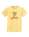 Kiss Me BOOtiful Ghost Orange Childrens T-Shirt-Childrens T-Shirt-TooLoud-Daffodil-Yellow-X-Small-Davson Sales