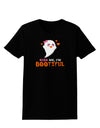 Kiss Me BOOtiful Ghost Orange Womens Dark T-Shirt-TooLoud-Black-X-Small-Davson Sales