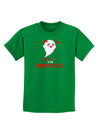 Kiss Me BOOtiful Ghost Red Childrens Dark T-Shirt-Childrens T-Shirt-TooLoud-Kelly-Green-X-Small-Davson Sales